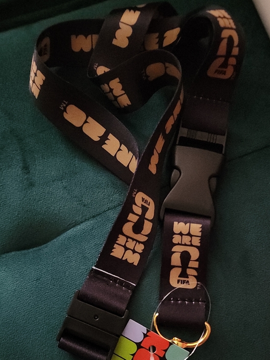 Fifa Other - 2026 Worldcup Black & Gold 'WE ARE 2' Branded Lanyard